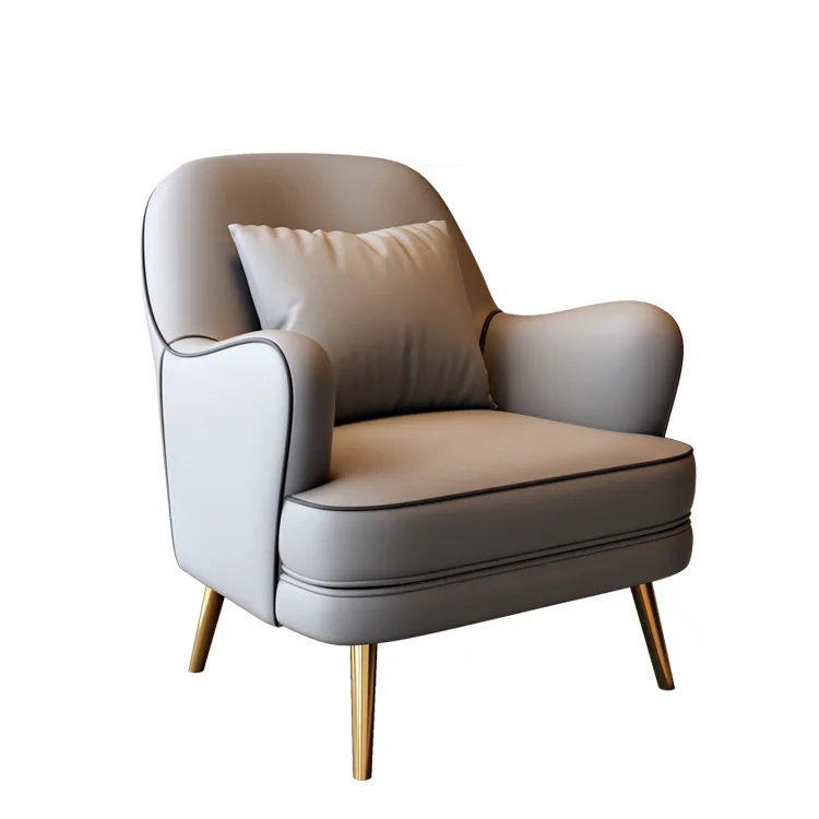 

Nordic single sofa household living room small apartment leisure chair sales department business