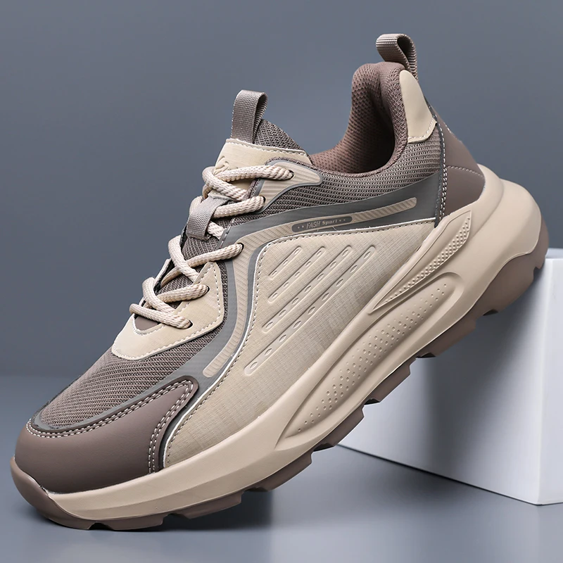 

Men's Autumn New Arrival Black Leather Shoes - Breathable Thick-Sole Stylish Sneakers, Casual & Sporty, Versatile & Lightweight