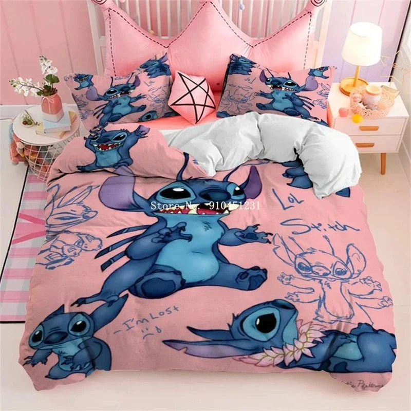 Imagem -03 - Conjunto de Cama para Meninos e Meninas Capa de Edredão Fronha Multi-size Solteiro Duplo Queen Size Decoração do Quarto