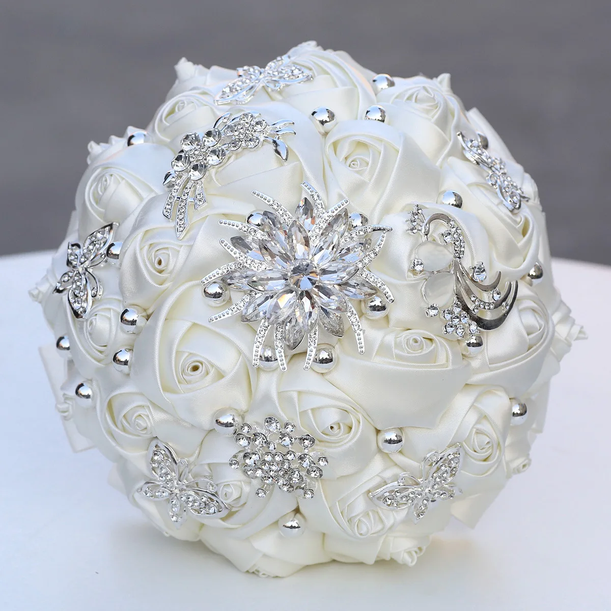 

1pc/lot Beige Bridal Wedding Bouquet