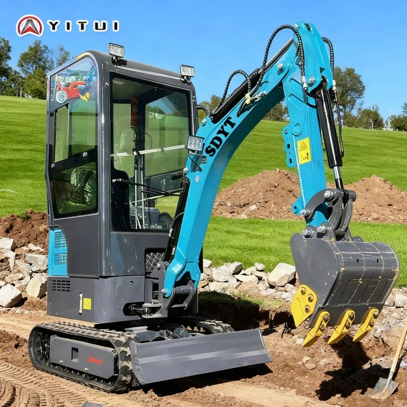 

Мини-экскаватор-сверхмощный стальной гидравлический экскаватор для садовой ландшафтной фермы, простой в использовании, индивидуальный, простой в доставке