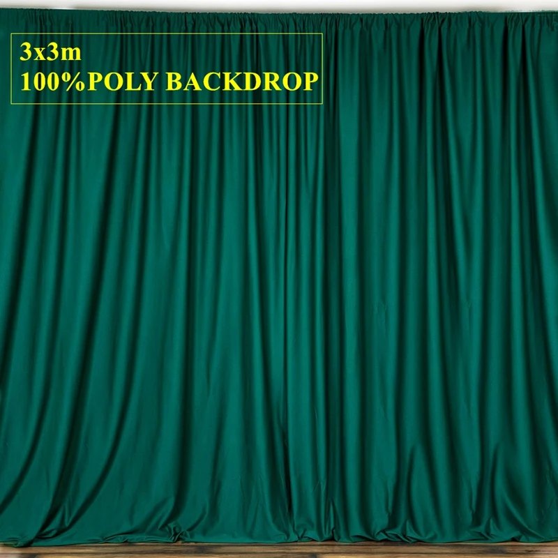 White And Black Panel Poly Wedding Backdrop Curtain Seamless Backdrops Stage Background Event Party Decoration