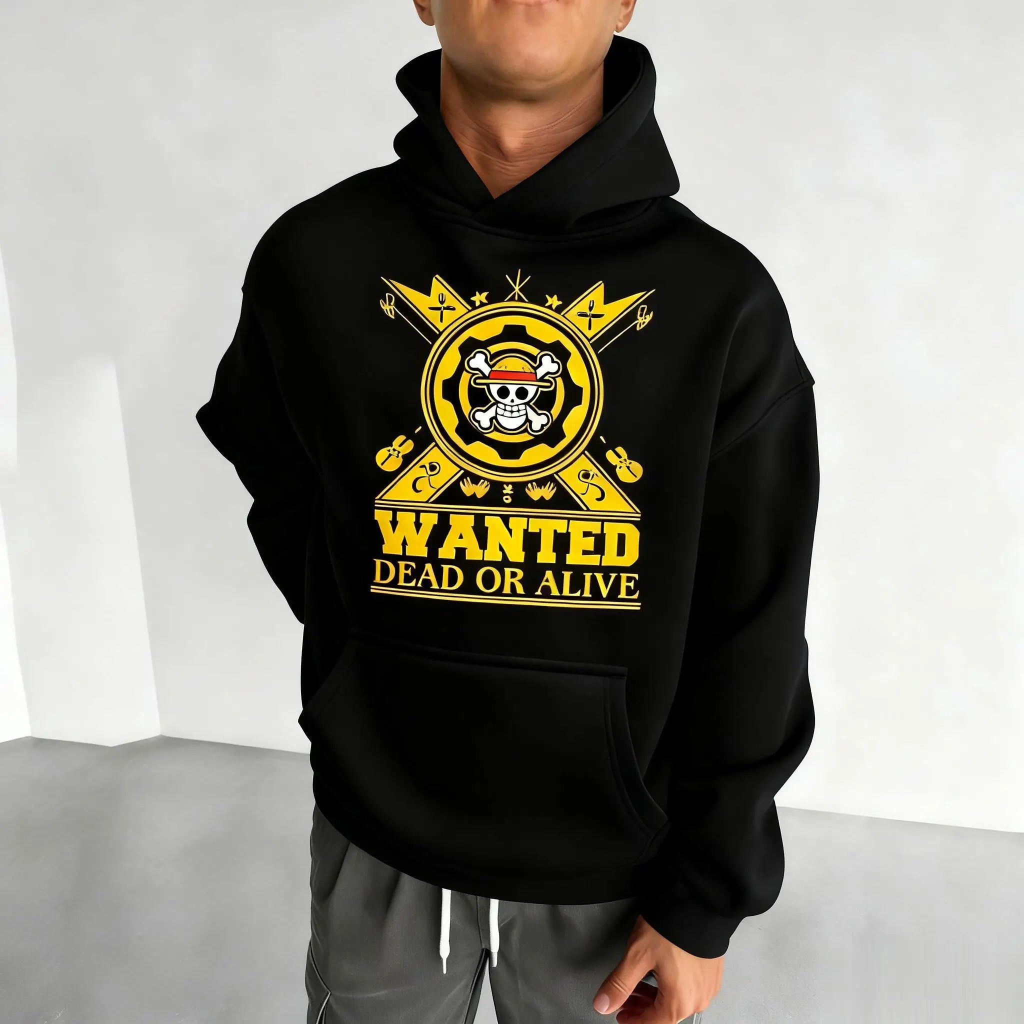 ユニセックスワンピース特大パーカー男性女性プルオーバースウェットシャツアニメプリントカジュアルストリートコスプレジャケット春秋 Y2k