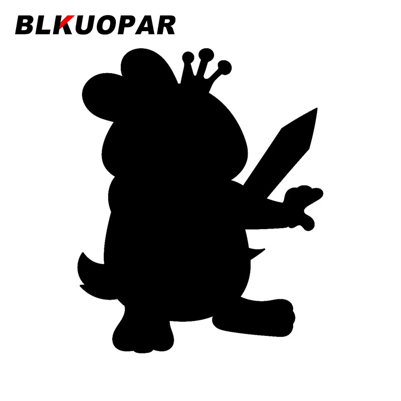 

BLKUOPAR Rabbit Golden Crown Car Stickers Vinyl Car Wrap Decal Waterproof Campervan Sunscreen Funny Motorcycle Helmet Decoration