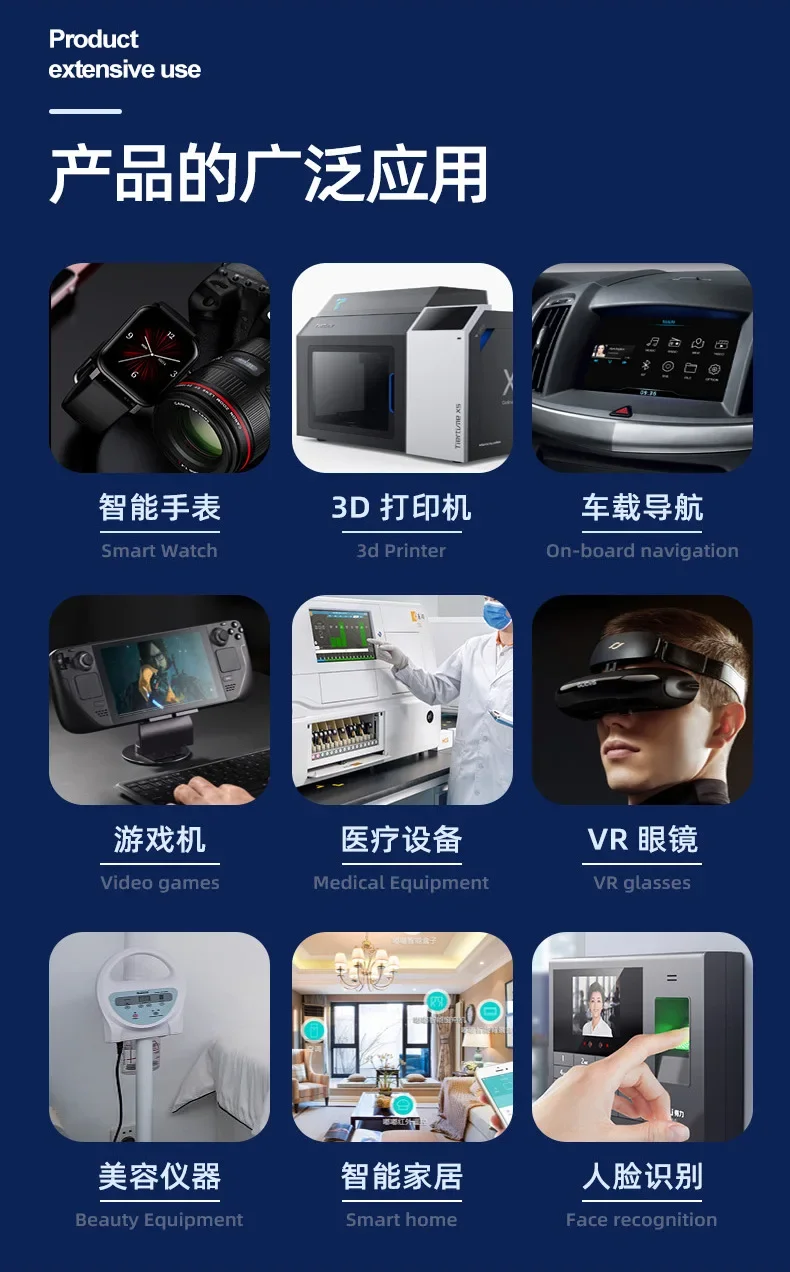 1.5 inch 120 * 240OLED color IPS display flexible screen bendable smart wearable screen WJ015ZE-01A