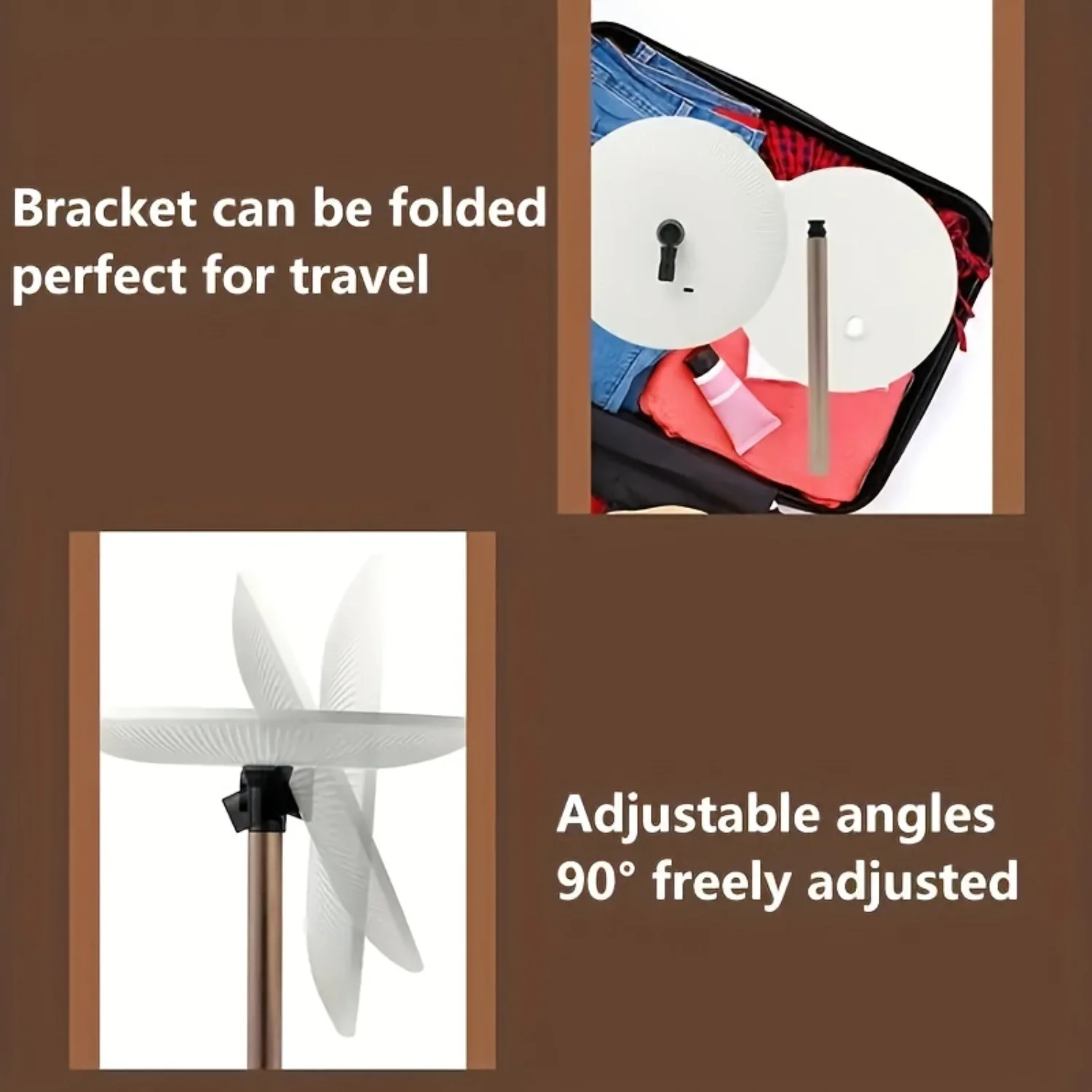 Portable Desktop LED Makeup Mirror With 3 Levels Of Light, 90 Degree Swivel, And Press Button Dimming - Perfect For Travel And G