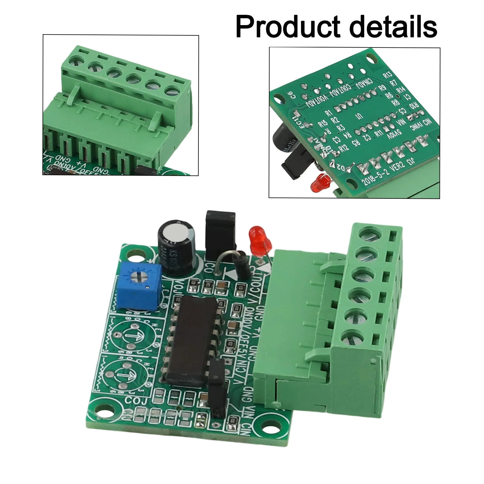 For VC-5V20MA Precision Signal Converter for Voltage Input 0-5V or 0-10V to 0-20mA Output Used in Embedded Data Acquisition