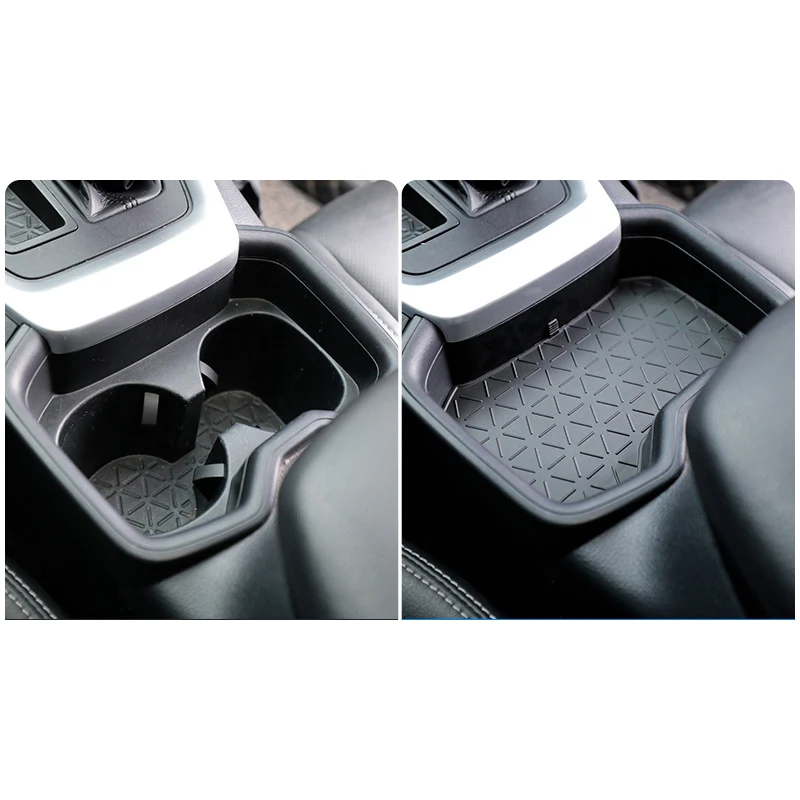 For Toyota RAV4 XA50 2019 - 2021 2022 2023 2024 Storage Box Protector Mat TPE Pads Noise Reduction Central Console Organizer Pad