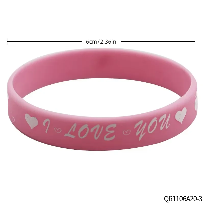 سوار PESENAR الوردي لعيد الحب: يتميز بـ "أنا أحبك" وحب جميل، وهو إكسسوار جميل ورومانسي.