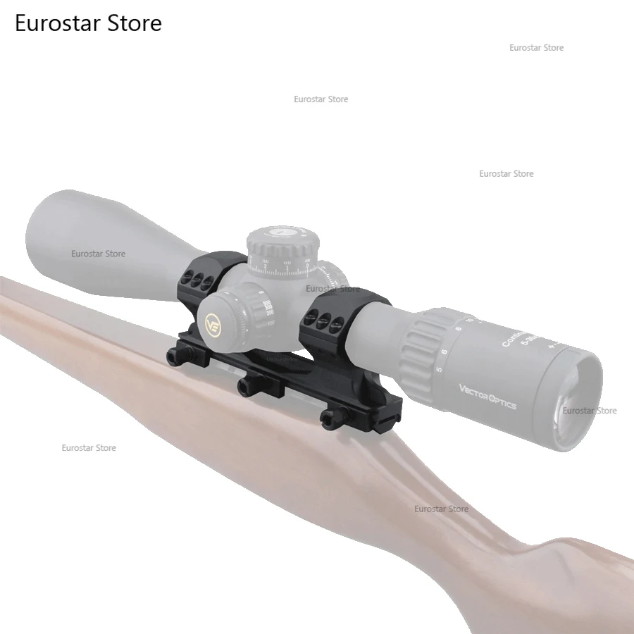 ناقلات البصريات X-ACCU 30/34 مللي متر قطعة واحدة تتوافق وحلقات Picatinny جبل 0/20 نوع MOA مع التصنيع باستخدام الحاسب الآلي للسكك الحديدية 9 مللي متر/20 مللي متر