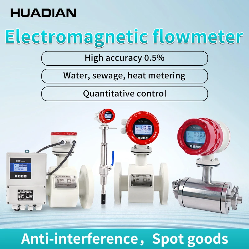 

Micro flange heat water flowmeter mqtt iot Dn150 4-20ma slurry battery electromagnetic flow meter for detergent acrylic