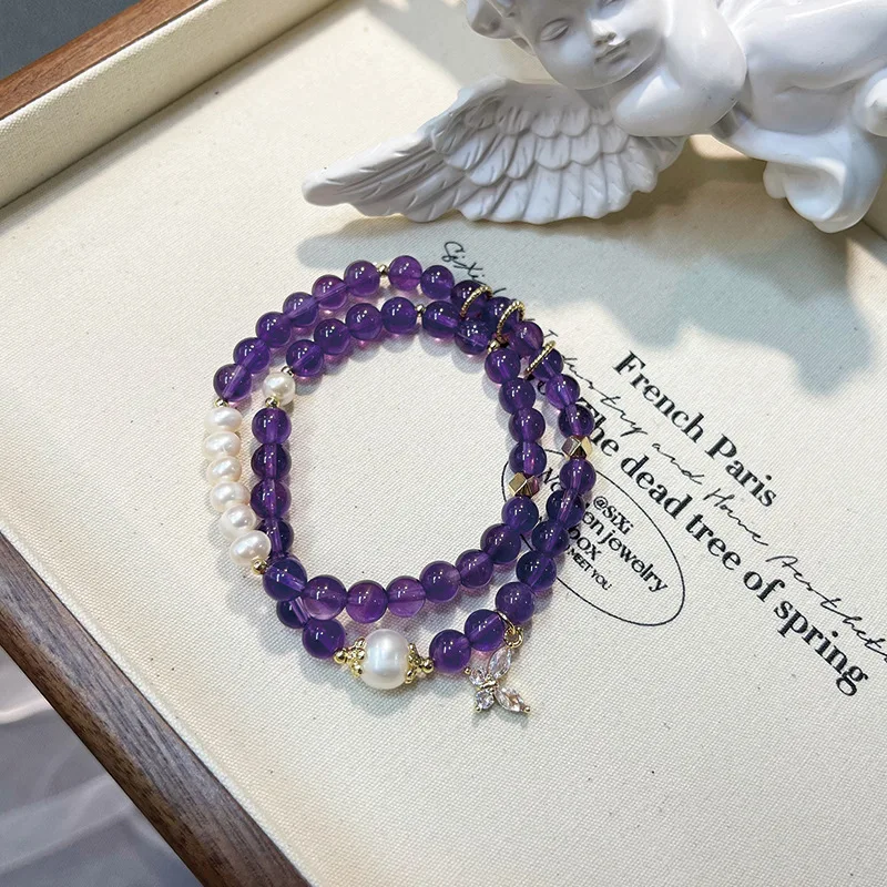 double-circle-design-high-grade-light-luxury-temperament-freshwater-pearl-beaded-natural-amethyst-bracelet-women