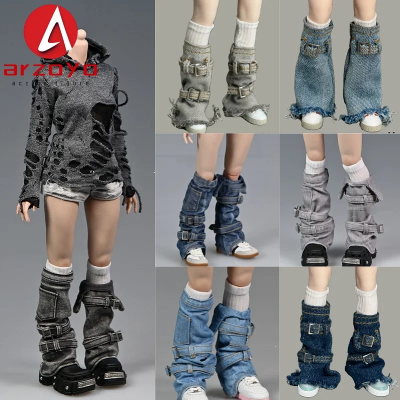 1/6 스케일 여성 Kpop 스타일 다리 커버 의류 모델 12'' TBL JIAOU 월드박스 여성 군인 액션 피규어에 적합