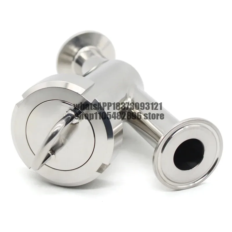 SS304 sanitary pipeline filter inline Y filter 19m-51mm pipe outer diameter Tri Clamp 50.5 64mm self-made pipe fittings