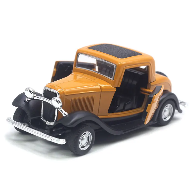 1: 32 Die Casting Model Retro Vintage Car Alloy Car Model Boy Birthday Gift Puzzle Toy