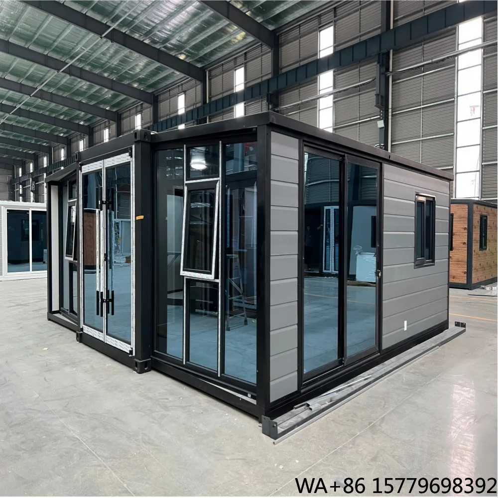 New Design Double Wing Expanded Prefabricated Modern Container House 3-5 Bedroom Villa Prefab Houses Modern