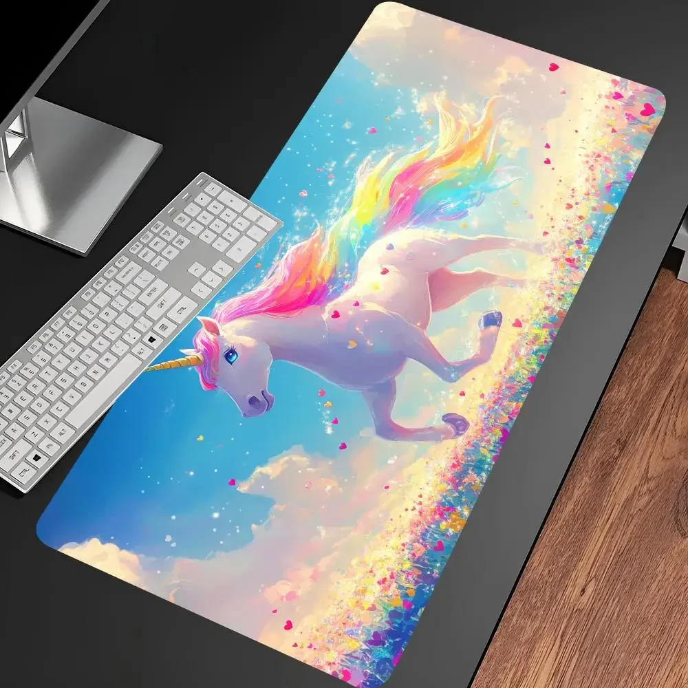 

unicorn Mouse Pad Anime game mause pads cs lol XXL Home HD Computer Desk Mats Carpet Gamer Office Laptop Boys Girls Friends Holi