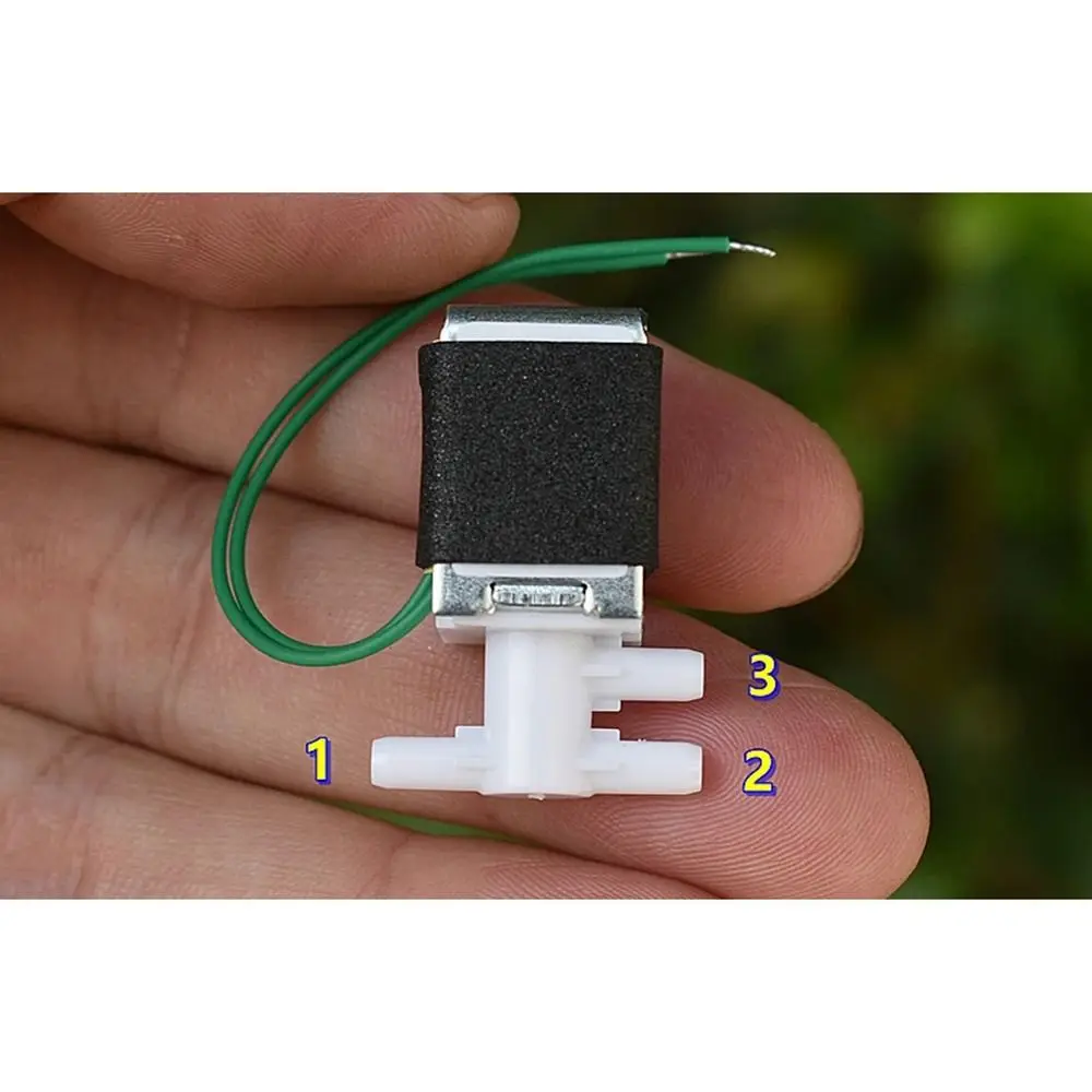 

1 шт., электромагнитный клапан постоянного тока 9 В-12 В, нормально закрытый тип, аксессуары для самостоятельного изготовления, электронный регулирующий клапан, 2 направления, 1 положение, 18 г