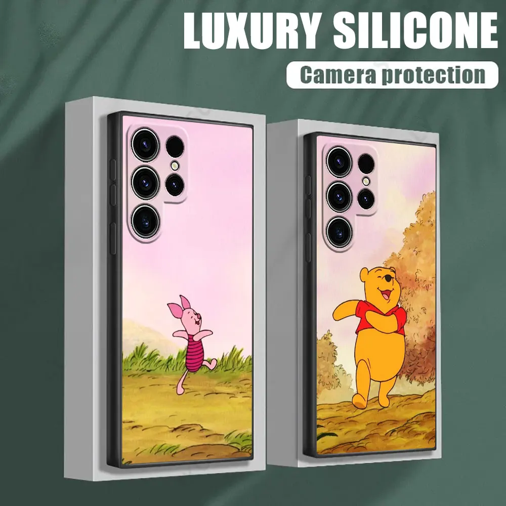 

Winnie The Pooh Piglet Tigger Phone Case for Samsung Galaxy S26 S25 Ultra S24 S23 Ultra S22 Plus S21 S20 S21 FE S26 Ultra Funda