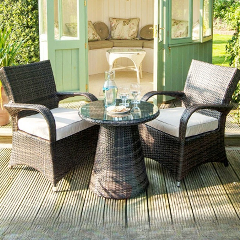 

Outdoor courtyard tables and chairs Outdoor terrace Sunscreen waterproof rattan garden leisure