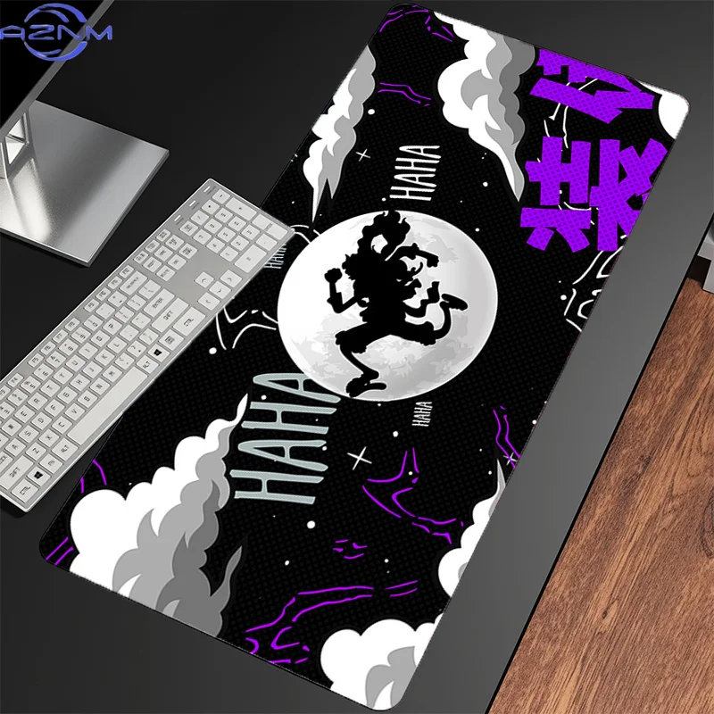 Mouse Pad Anime Professional Gaming Accessories Rubber Computer Keyboard Desk Mat O-one P-piece luffy Lock Edge Gamer mousepads