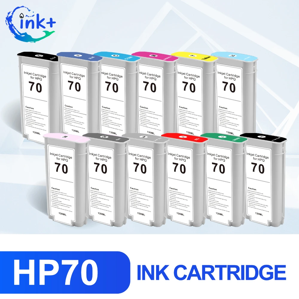 

Compatible for HP 70 HP70 Ink Cartridge for HP Designjet Z2100 Z3100 Z3200 Z5200 Z5400 with Full Ink and Chip Plug & Play