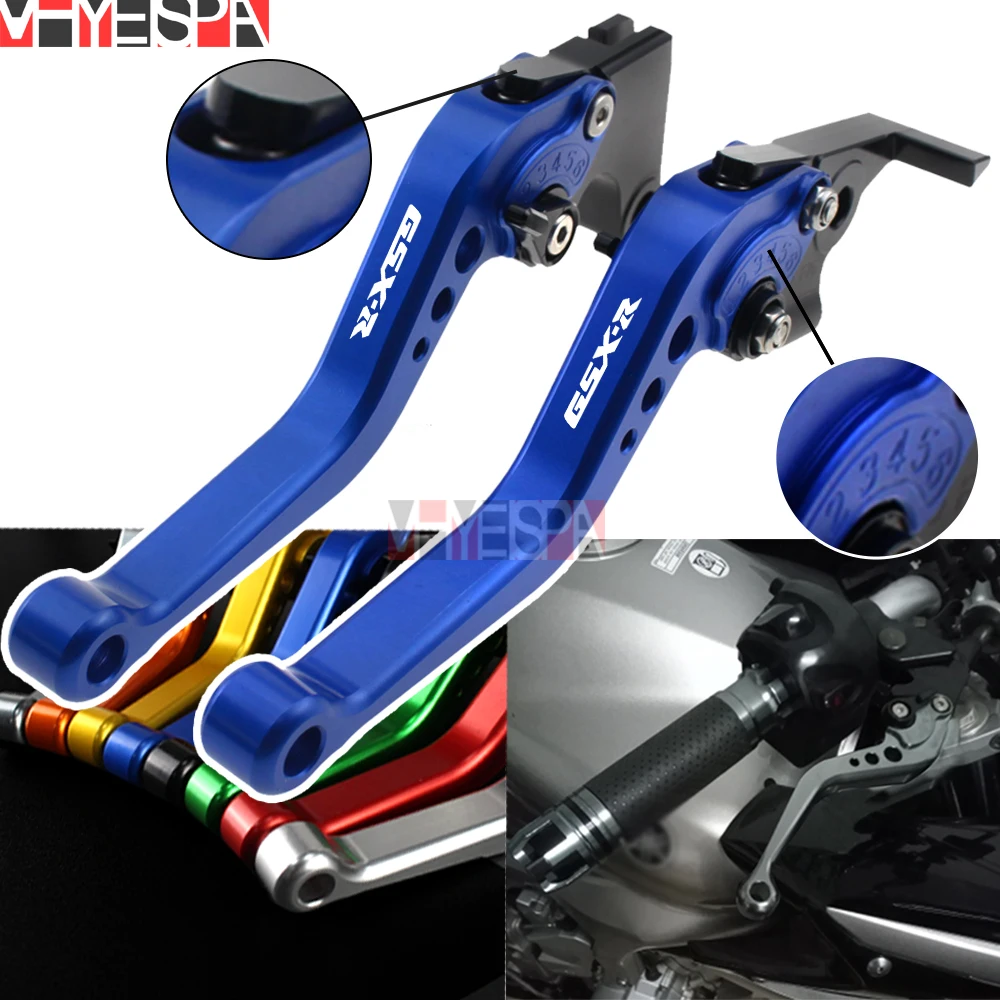 

Motorcycle Adjustable Handles Lever Short Brake Clutch Levers Motorcycle Accessories For Suzuki GSXR750 1996 -2003