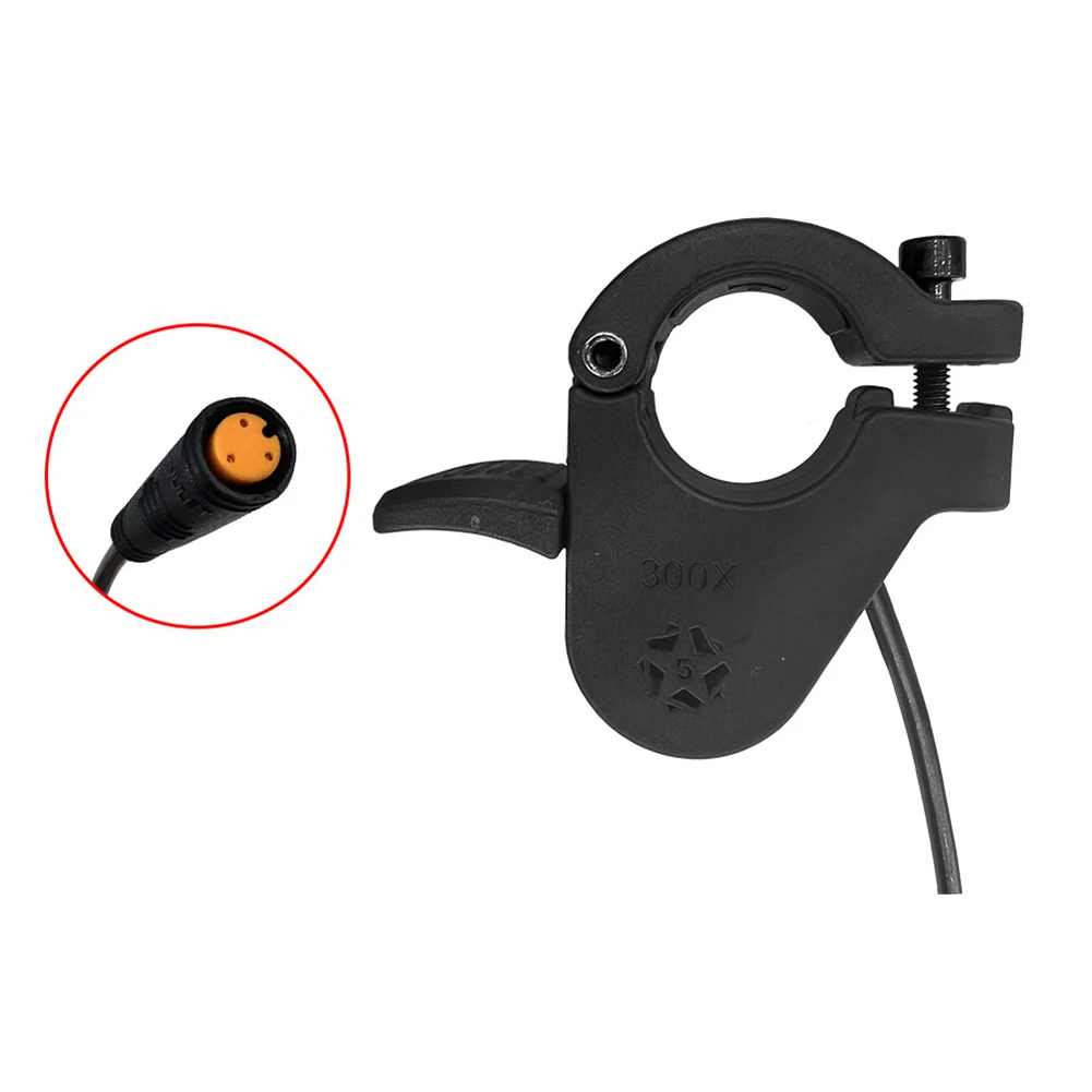 High Quality Practical Thumb Throttle PC/ABS Right/Left Waterproof 300X Black Three Core Wiring Thumb Throttle