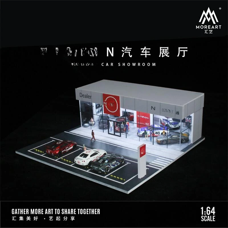 

MoreArt 1:64 Car Showroom Lighting Diorama