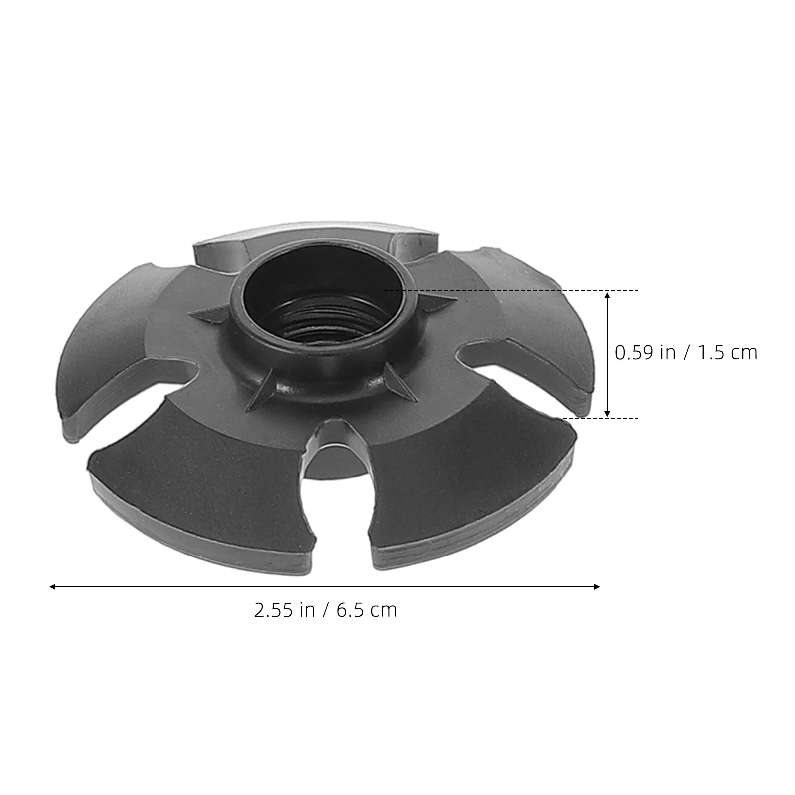 

4Pcs Hiking Pole Mud Baskets Snow Stopper Walking Stick Tips Replacement Rubber Trekking Accessories Hiking Cane Tips