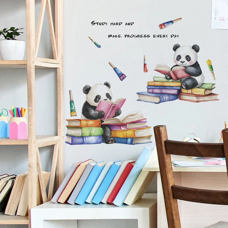 Study Read Cute Baby Panda 3D  - огляд і ціна Baby Nursery Murals