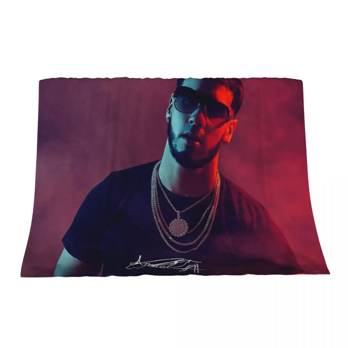 

AA Anuel Throw Blanket Blankets Sofas Of Decoration Kid'S Plaid on the sofa Blankets