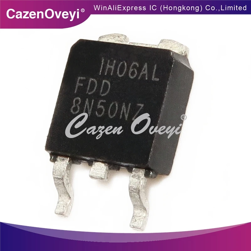 5 pièces FDD8N50NZ FDD8N50 TO-252