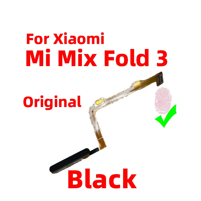Original For Xiaomi mix fold 3 mix fold3 Fingerprint Sensor Scanner Touch ID Connect home button Flex Cable