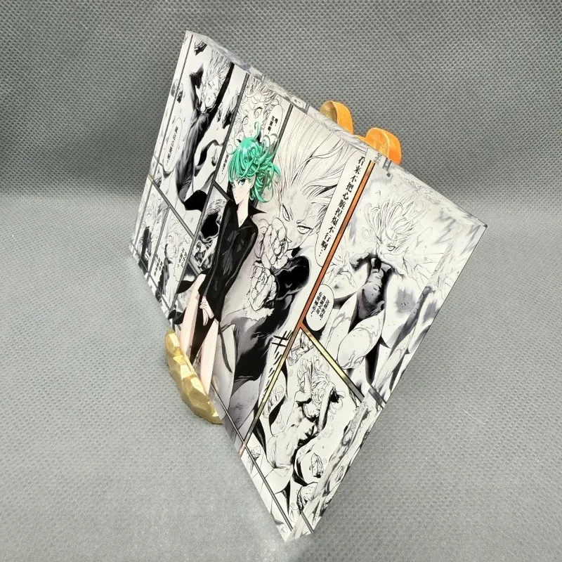 One-Punch Man Tatsumak Tijolo Acrílico Criativo Alto Valor de Cor diy Animação Impressão de Alta Definição Decoração de Marca Secundária
