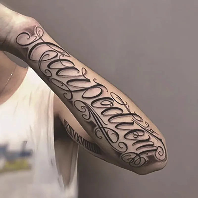 Juice Tattoo Sticker Herb Semi-permanent Waterproof Without Reflective Male Small Arm Personality Long Lasting Body Art Tattoos