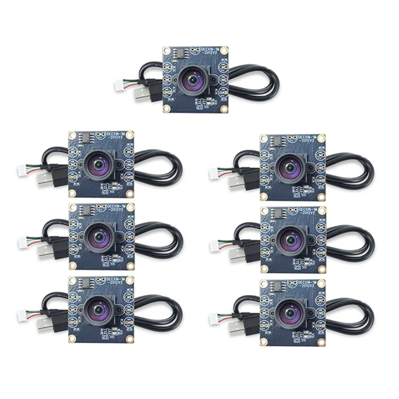 

[AAAE 2026] 7Pcs 100 Degree Camera Module 1MP OV9732 1280X720 USB Free Driver Manual Focus With1 Meter Cable Forwinxp/7/8/10