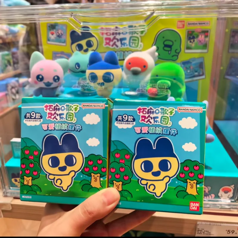 Bandai Model Tamagotchi - Bandai Urocza Figurka Tamagotchi z Flokowanym