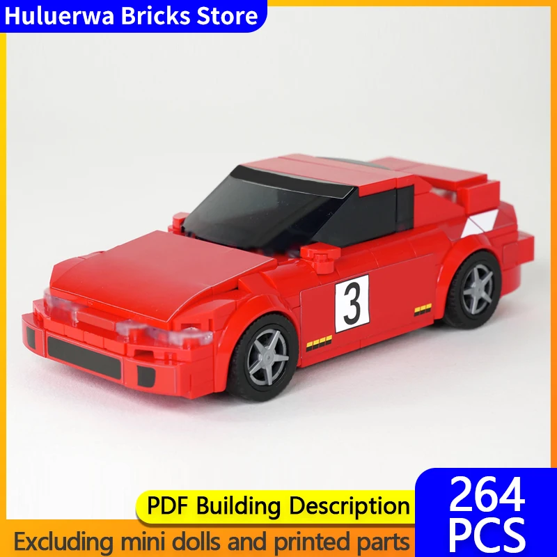 

Популярная игровая модель MOC, строительные кирпичи, игровой автомобиль, гоночный автомобиль, модульная технология, детские праздничные подарки, сборные игрушки, костюм