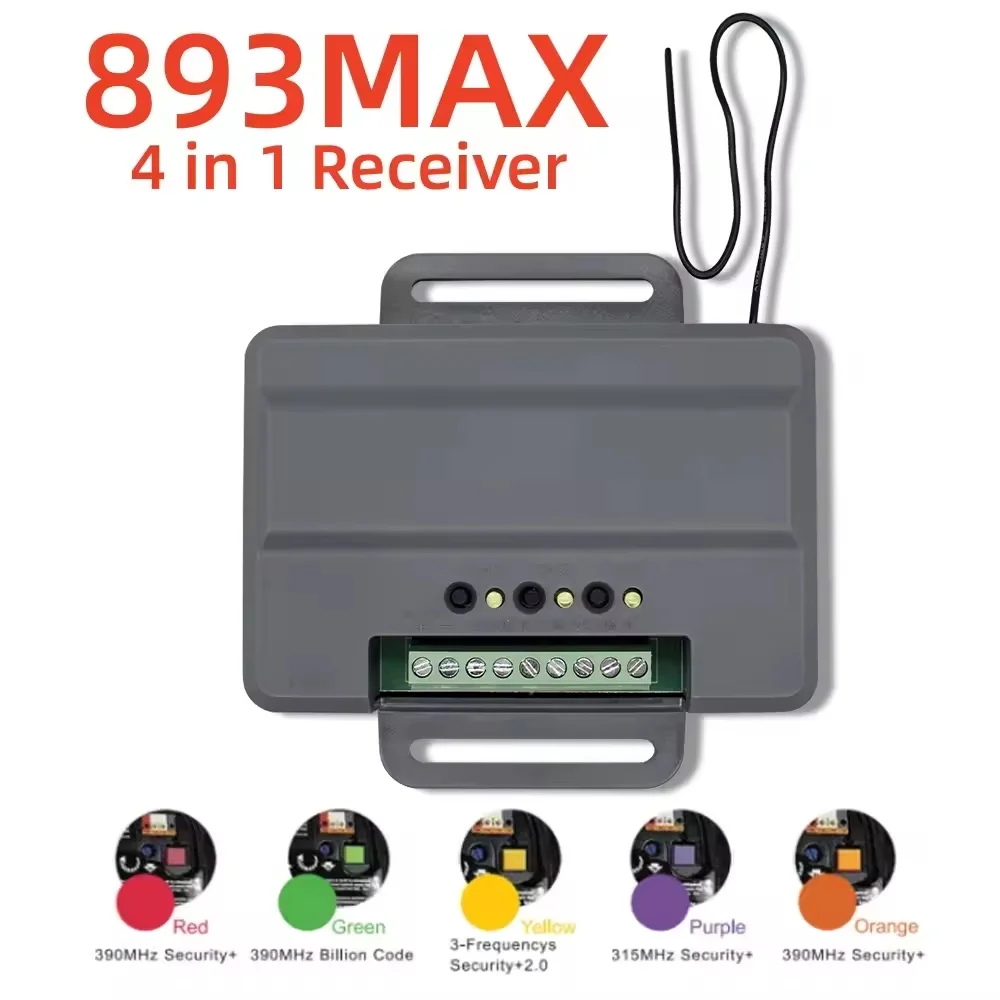 Replacement for 893MAX Receiver Security 2.0 Receiver For Garage Door Opener 891LM 371LM 971LM 81LM Receiver