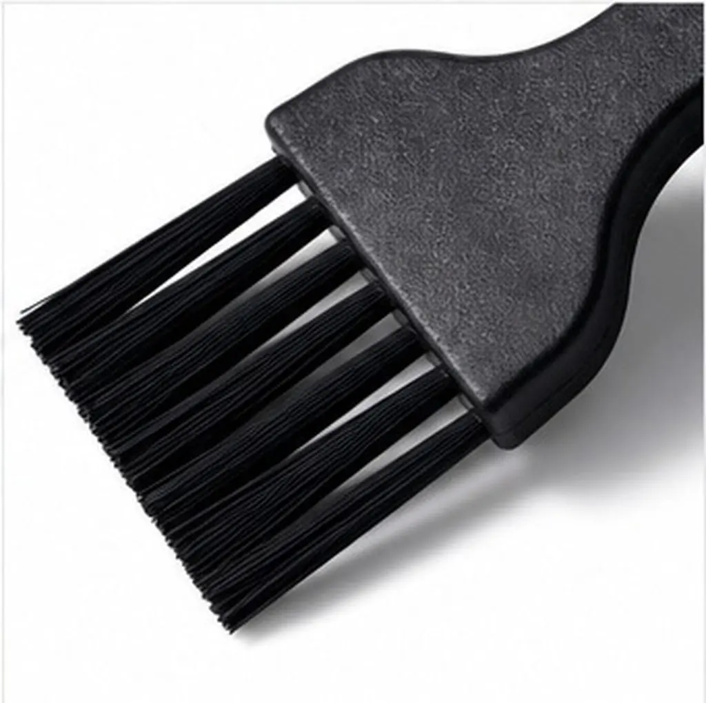 10 in 1 Anti Static Brushes Set Black Portable Plastic Handle Nylon Cleaning Keyboard Computer Kit for Machine Fan Small Spaces