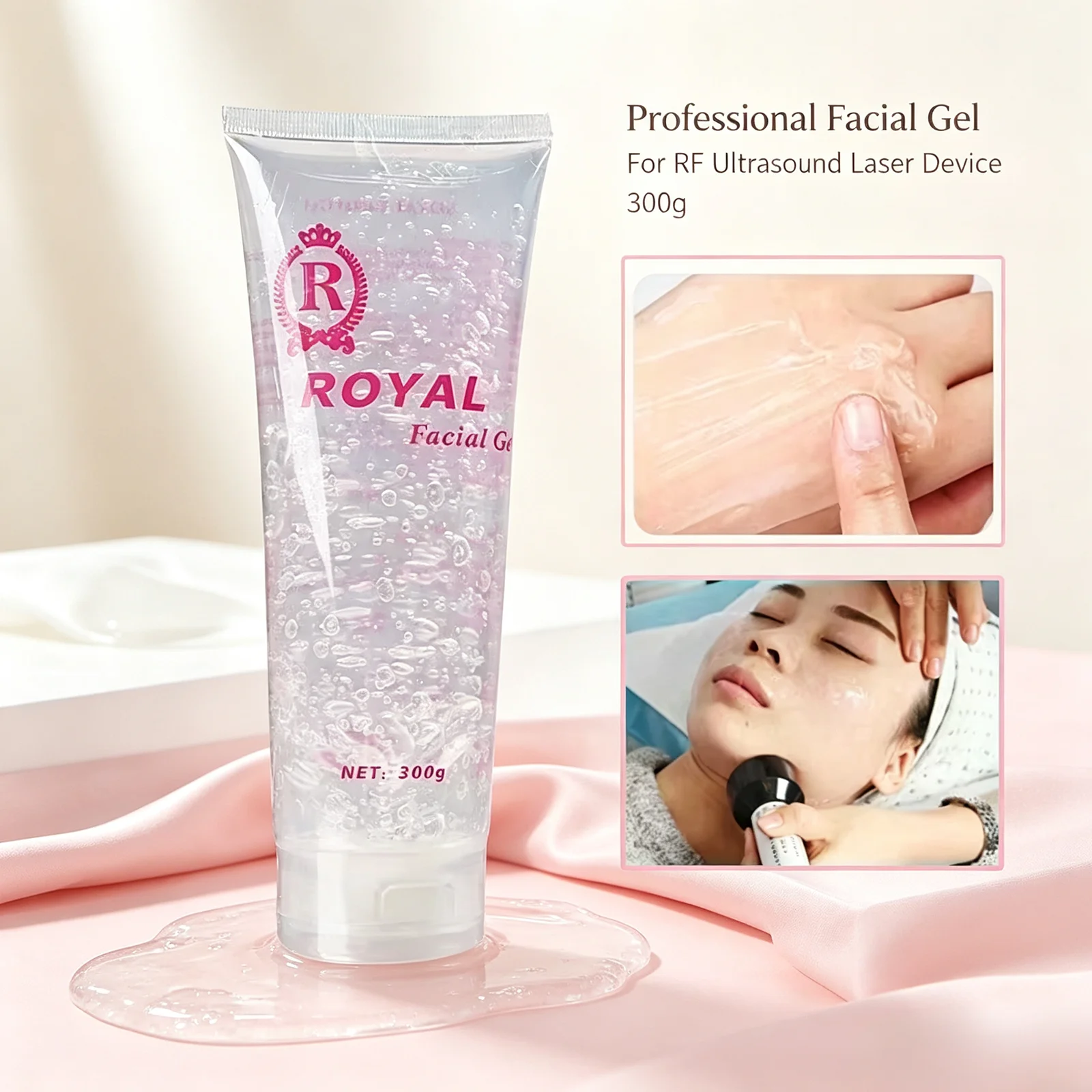 300g RF Conductive Gel Ultrasonic Massage Gel Firming Lifting Skin Rejuvenation Gel for Facial Beauty Machine Skin Care