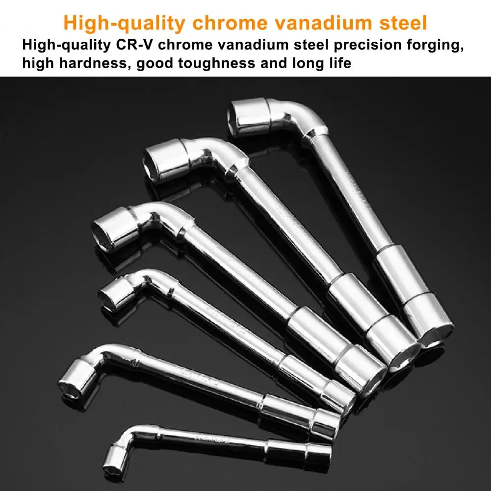 

Wrench L Type Hand Tool Tough Hardware Convenient Perforated Wrench for Cars