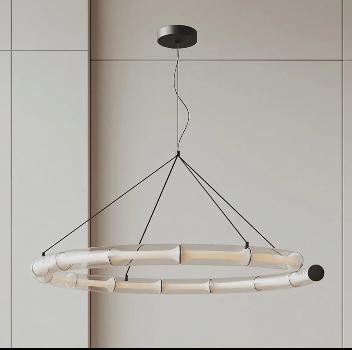 Modern Creative Rotundity Art Chandelier For Restaurant Counter Dining Table Living Room Pendent Lamp Indoor Lighting Fixtures