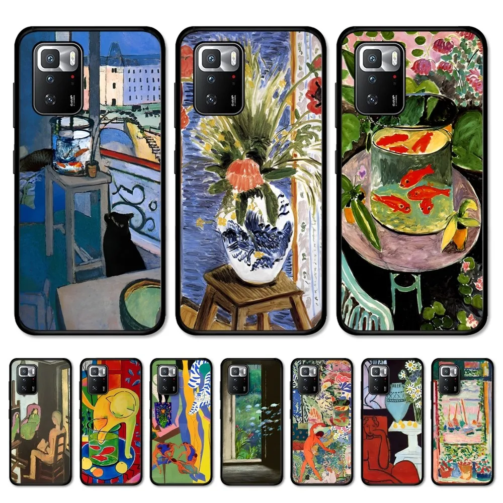 

Henri Art Painting Phone Case For Redmi Note 4 X 5 A 6 7 8 Pro T 9 Pro 9S 10 Pro 11 Pro 11S 11Epro PocoM3pro