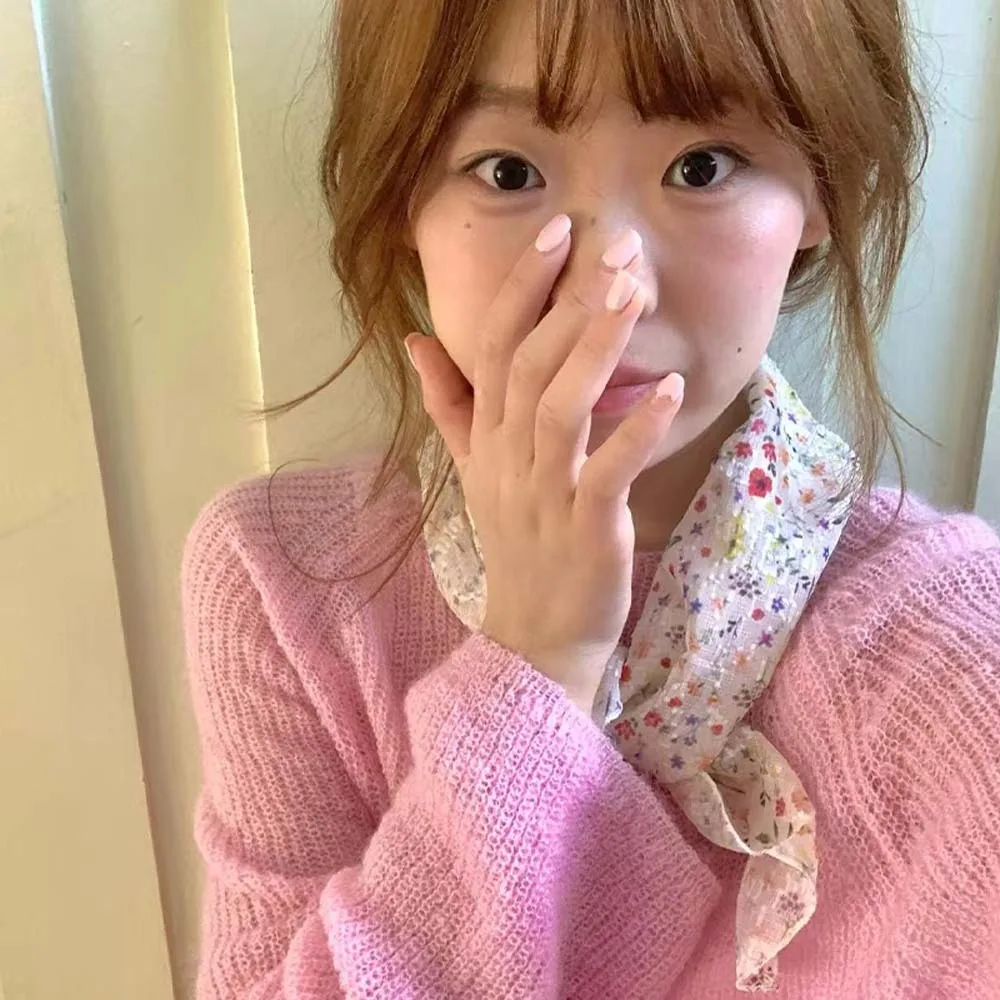 

Breathable Spring Silk Scarves Cotton Pastoral Style Floral Headscarf Thin Colorful Triangular Headband Clothing Accessories