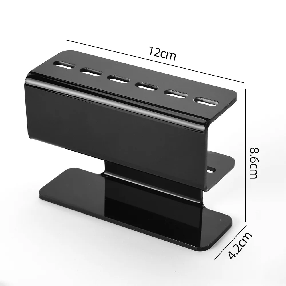 Newest Eyelashes Extension Plastic Eyelash Tweezers Shelf Holder 6pcs Tweezer Stand Positions Eye Lashes Display Makeup Storage