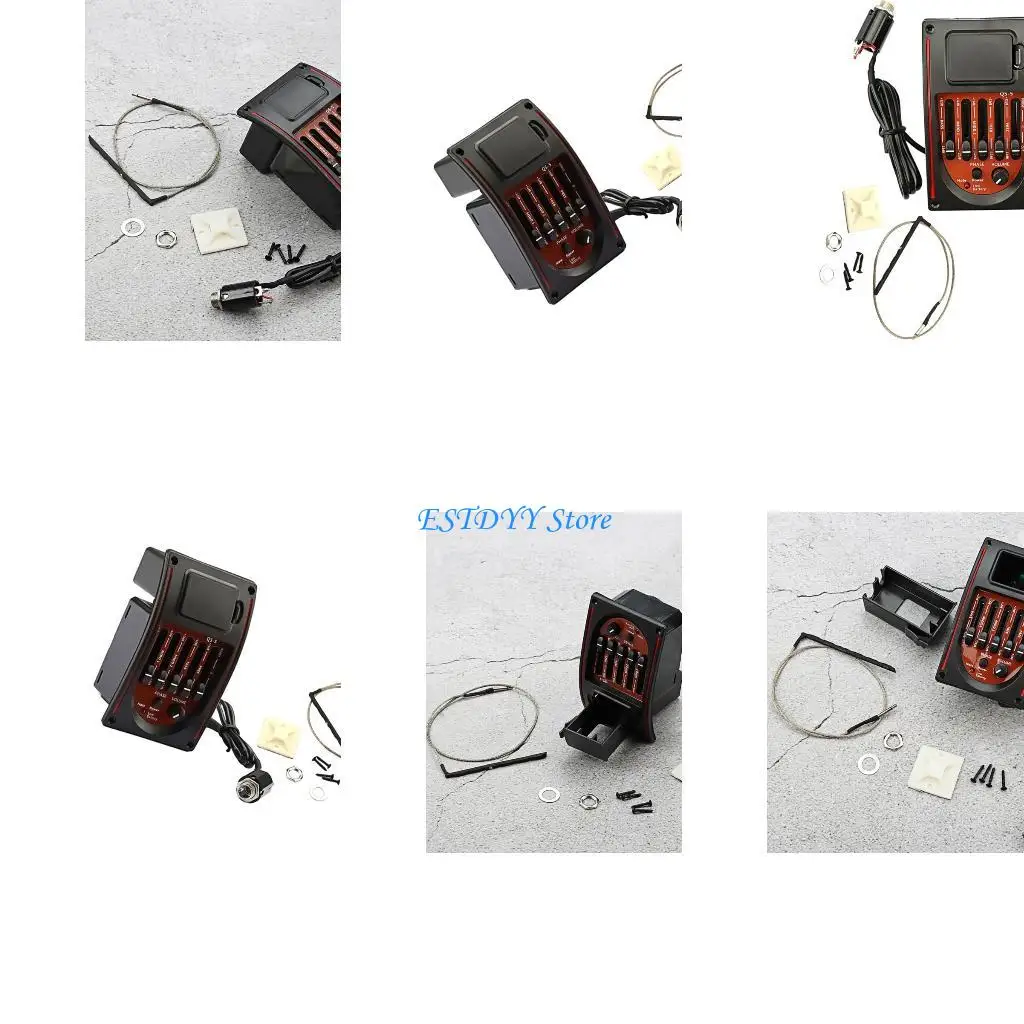 

G6DE 5 Band Acoustic Guitar Preamp EQ Guitar Preamp Guitar Accessory