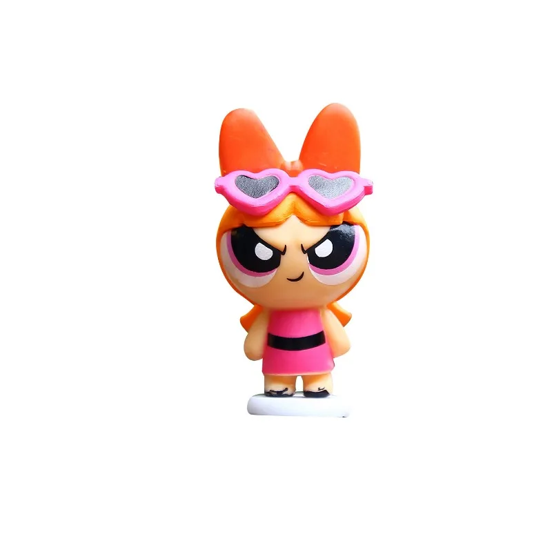 12PCS Hot Anime The Powerpuff and Girls Series Exquisite Model Cute Cartoon Role Creativity Model Desktop Toy Birthday Gift view 6