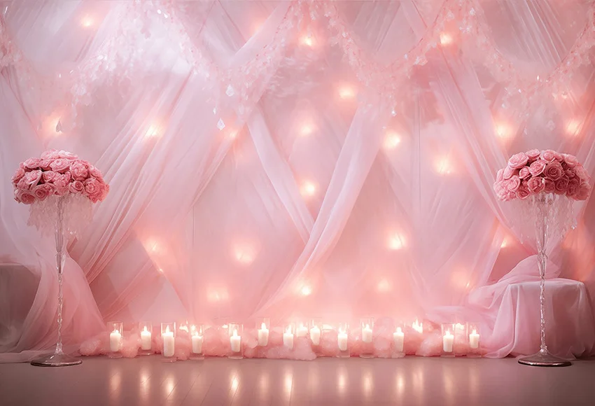 Mehofond Photography Background Hot Pink Diamond Curtain Adult Birthday Wedding Maternity Portrait Decor Backdrop Photo Studio